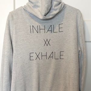 good hYOUman Inhale & Exhale Front Zip Hoodie